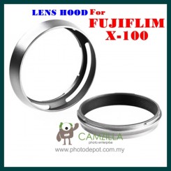 Camzilla Fuji X100 Lens Hood & Thread filter holder 49mm